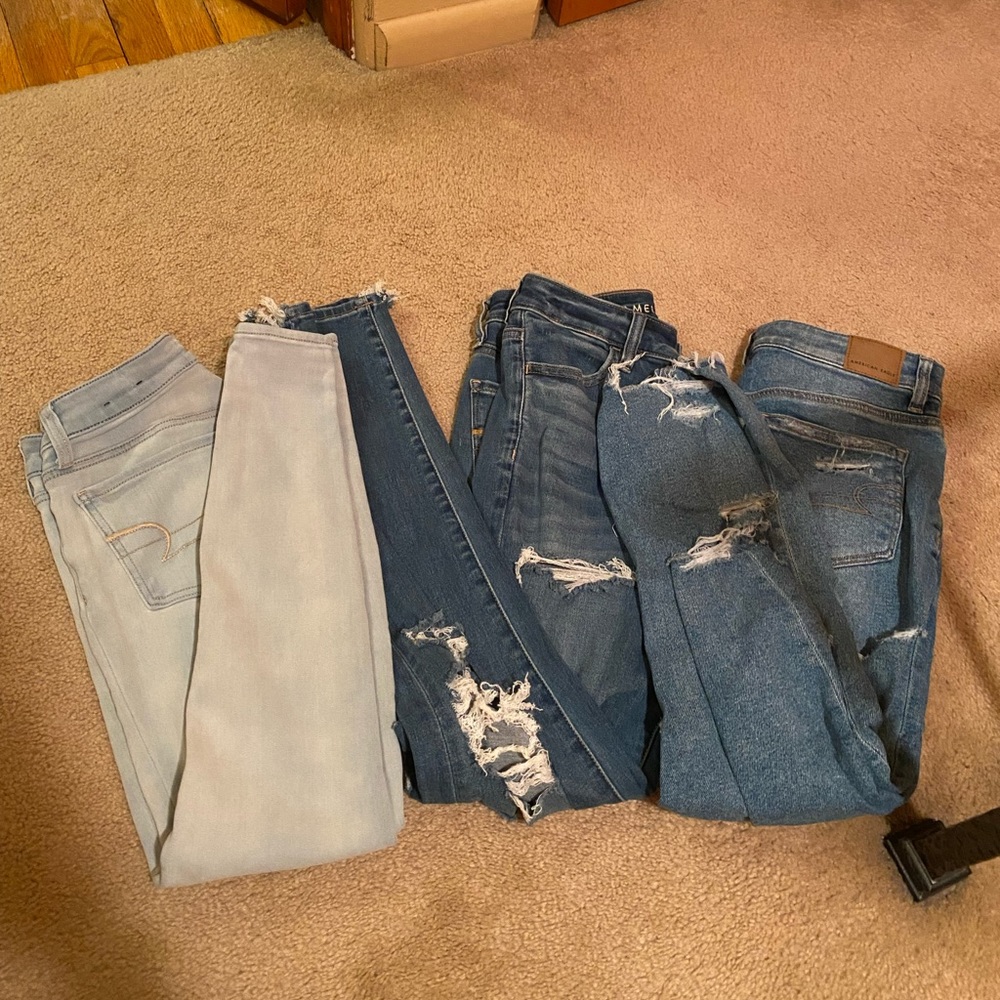 AMERICAN EAGLE SIZE 2 JEAN BUNDLE